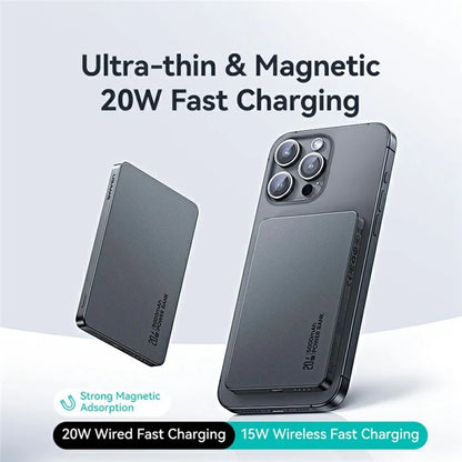 Power Bank Magnétique USAMS CD231 - 5000mAh – 20W Fast Charging