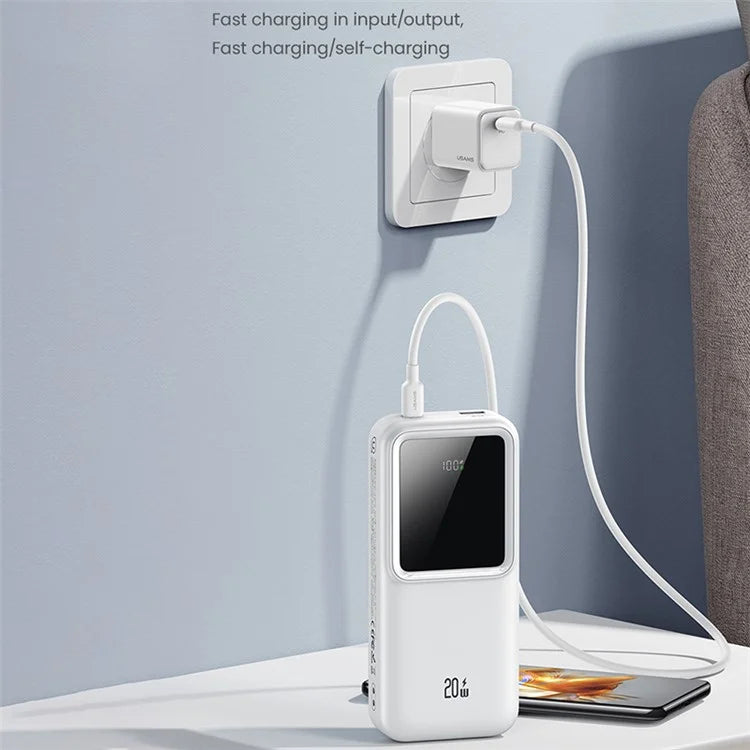 Power Bank USAMS 30000mAh - 20W Fast
