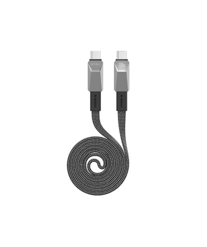 WiWU 100W Cyberlink Series Magnetic Nylon Braided Cable Wi-C078 C-C 1M