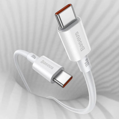 Câble Baseus Type-C vers Type-C 100W PD Fast Charging