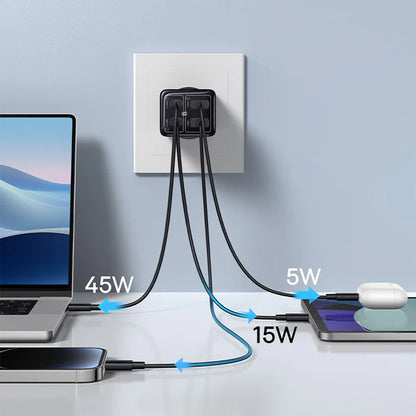 adaptateur GaN Baseus USB-C USB-A 100W Mamba Store