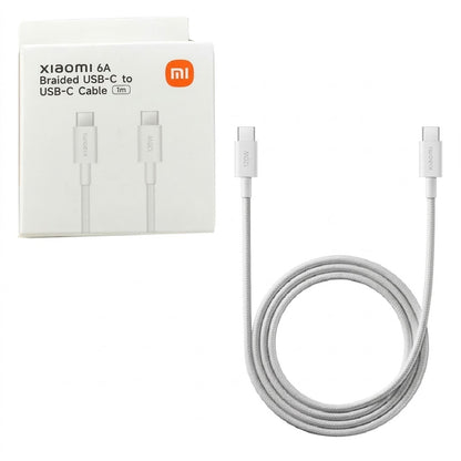 Câble de Charge Rapide Xiaomi 6A Type-C vers Type-C (1m)