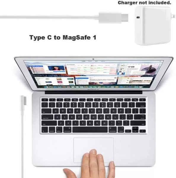 Câble de Charge USB-C vers MagSafe 1 Apple 85W (1.8m) pour MacBook