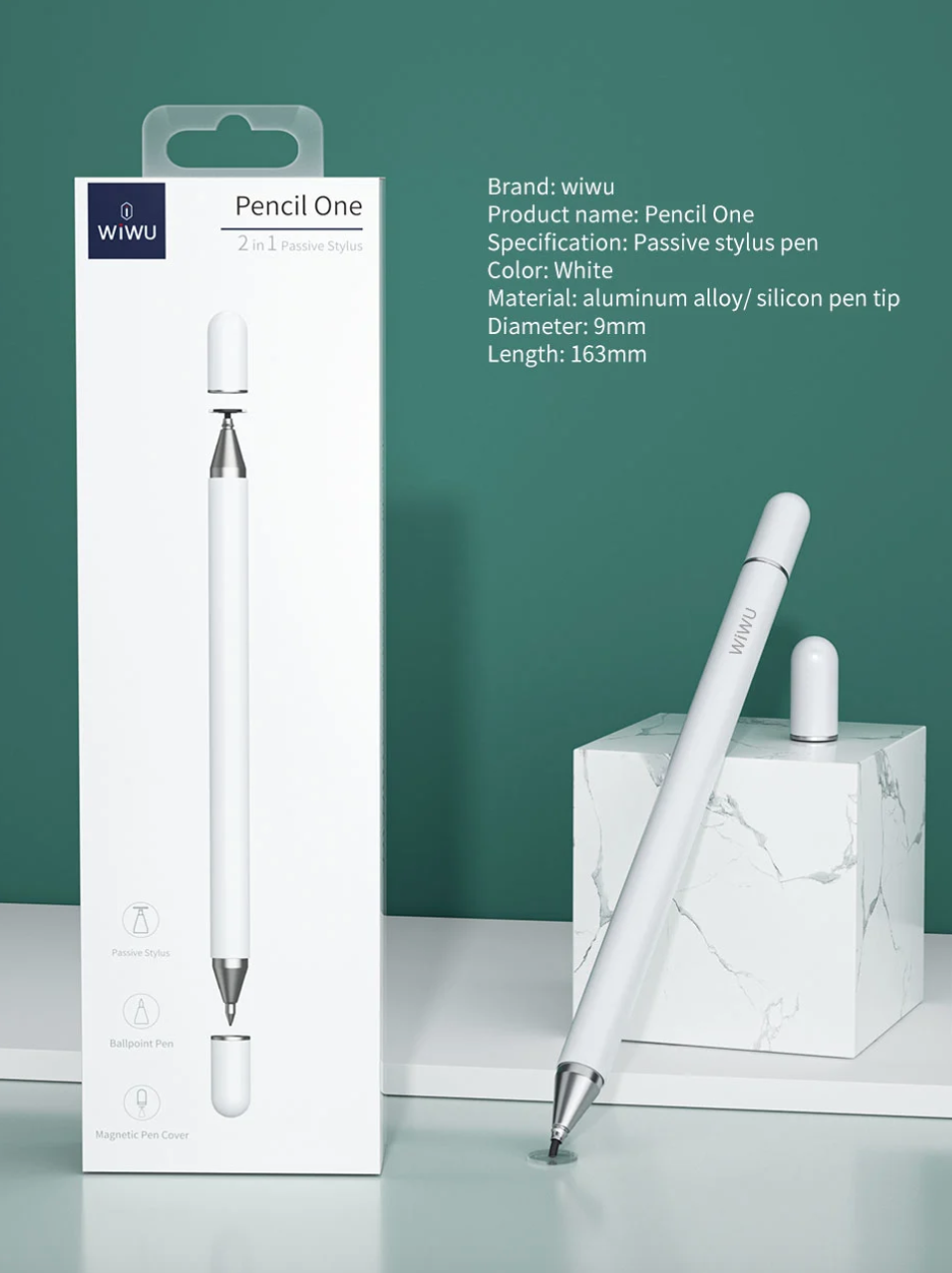 Stylet WiWU 2-in-1 – Touch & Bille