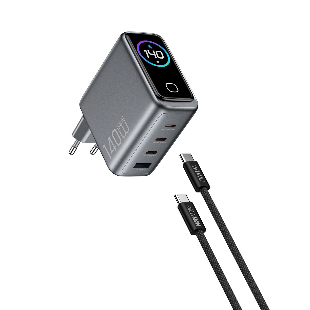 WiWU Voyager 140W PD/QC GaN Charger Combo CHG200