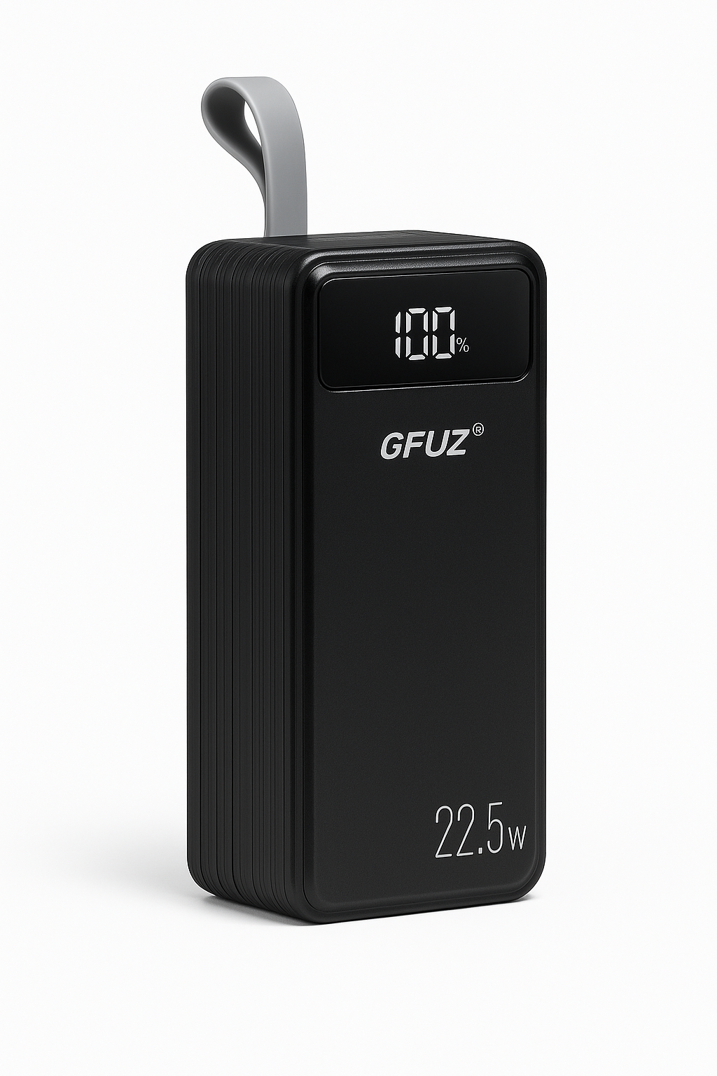 Power bank GFUZ 80000 mAh noire avec écran LCD et fast charge