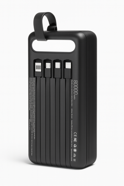 Batterie externe GFUZ 80 000 mAh 22.5W avec lampe intégrée