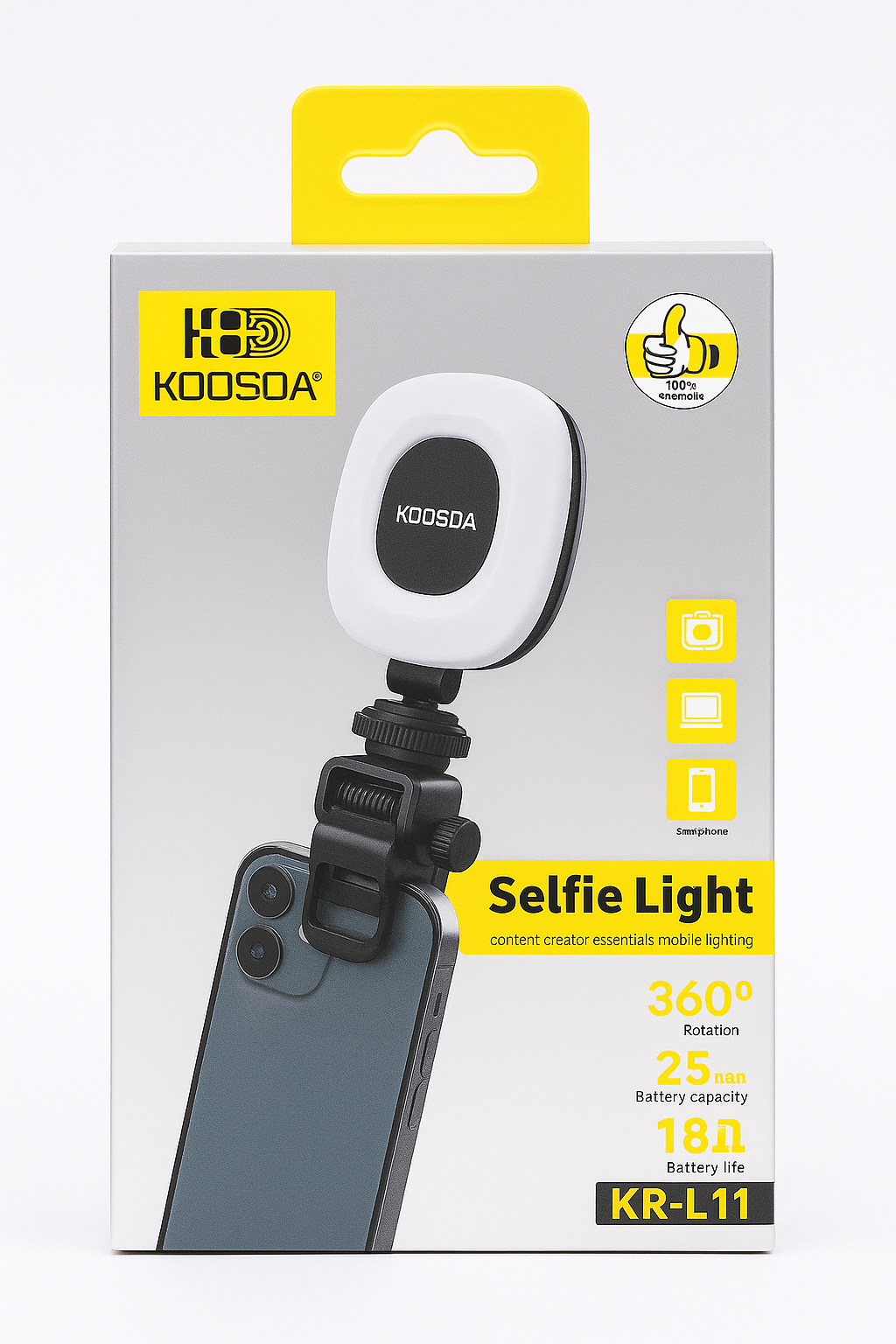 LED Selfie Light KOOSDA KR-L11