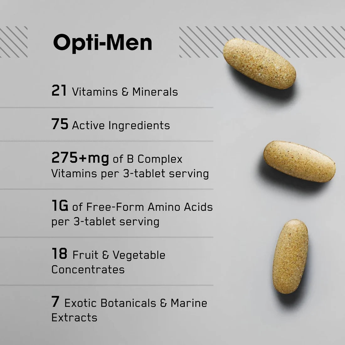 OPTIMUM NUTRITION OPTI-MEN 150CAPS