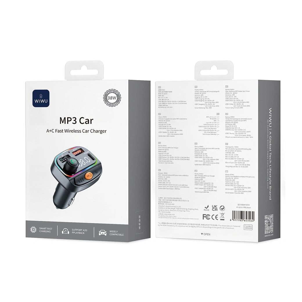 Adaptateur Bluetooth Voiture WiWU Wi-QC031