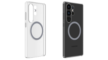 Coque clear case avec anneau magnétique Galaxy S25 Ultra