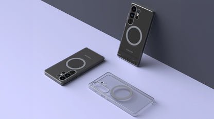 Cache Samsung Transparent Silver MagSafe - Galaxy S25 Ultra