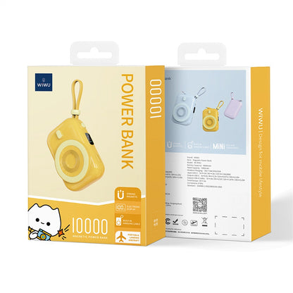 Power Bank MagSafe WiWU 10000mAh 22.5W avec Câble Type-C