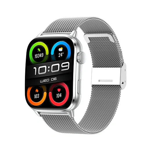 WiWU SW08 Smart Watch – Écran AMOLED 1.92", Appels Bluetooth, Étanche IP68