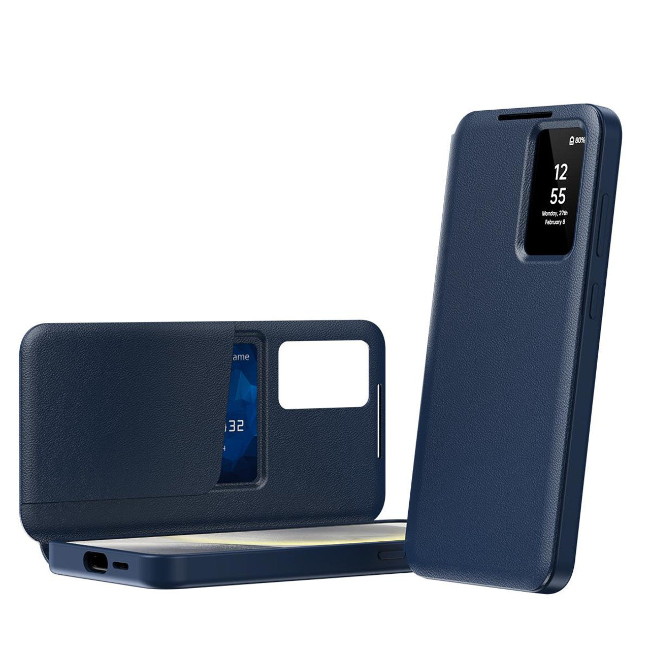 Étui rabat magnétique protection 360° pour Galaxy S25 Ultra