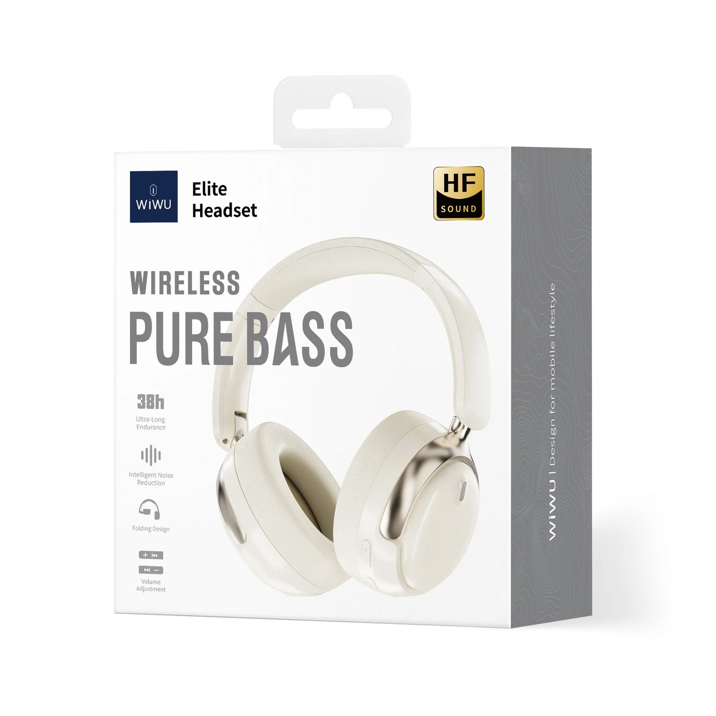 Casque Sans Fil WiWU Elite TD-10 – Réduction Active du Bruit (ANC), Audio Hi-Fi et Autonomie XL