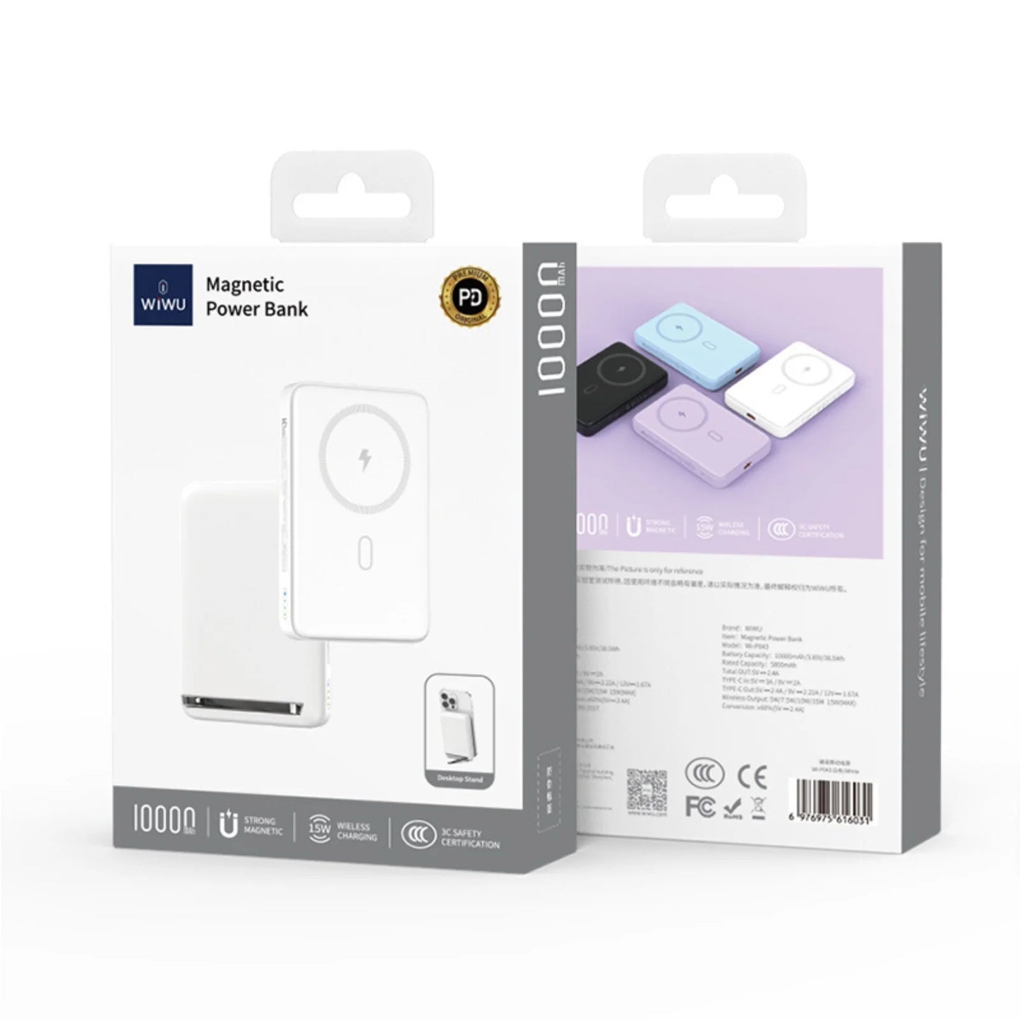 WIWU  Power Bank MagSafe 10000mAh Wi-P043