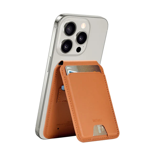 Porte-cartes MagSafe avec Localisation en Cuir – WIWU Mag Wallet FM MW-005
