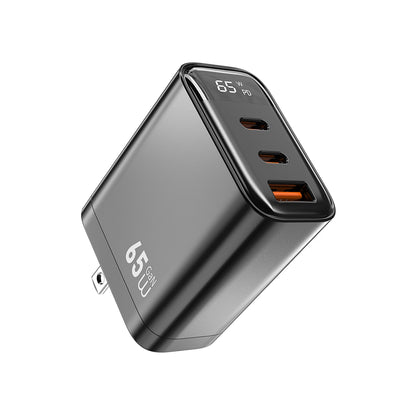 WiWU Wi-G012 Firefly 65W GaN Fast Charger with Digital