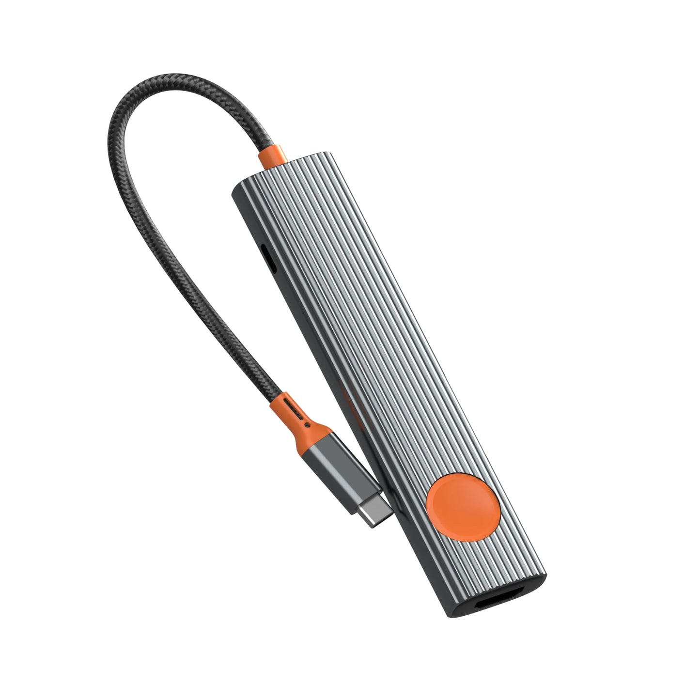 WIWU Travel 7in1 USB-C Hub Wi-HB007 - Station d'accueil 4K HDMI, Recharge PD 100W et Lecteur de Cartes