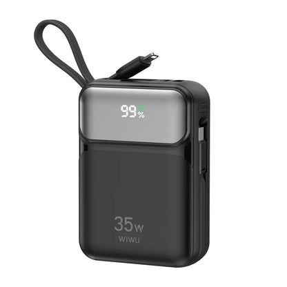 WiWU Galaxy Power bank 10000mah 35W Fast Power bank with cable Wi-P052