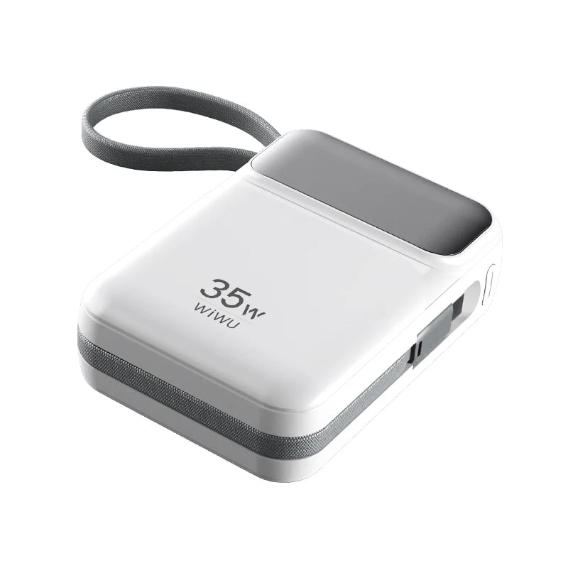 WiWU Galaxy Power bank 10000mah 35W Fast Power bank with cable Wi-P052
