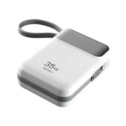WiWU Galaxy Power bank 10000mah 35W Fast Power bank with cable Wi-P052