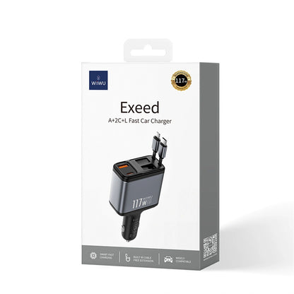 WiWU Exeed 117W QC+PD Fast Car Charger Wi-QC027