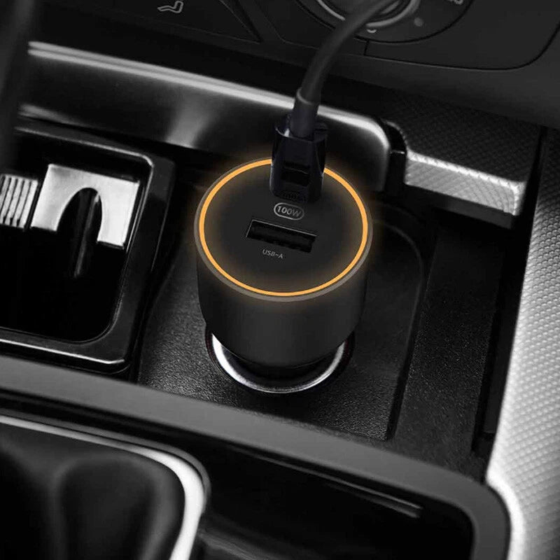 Chargeur de voiture Xiaomi Version Charge Rapide 1A1C (100W) / Xiaomi Car Charger Fast Charge Edition 1A1C (100W)