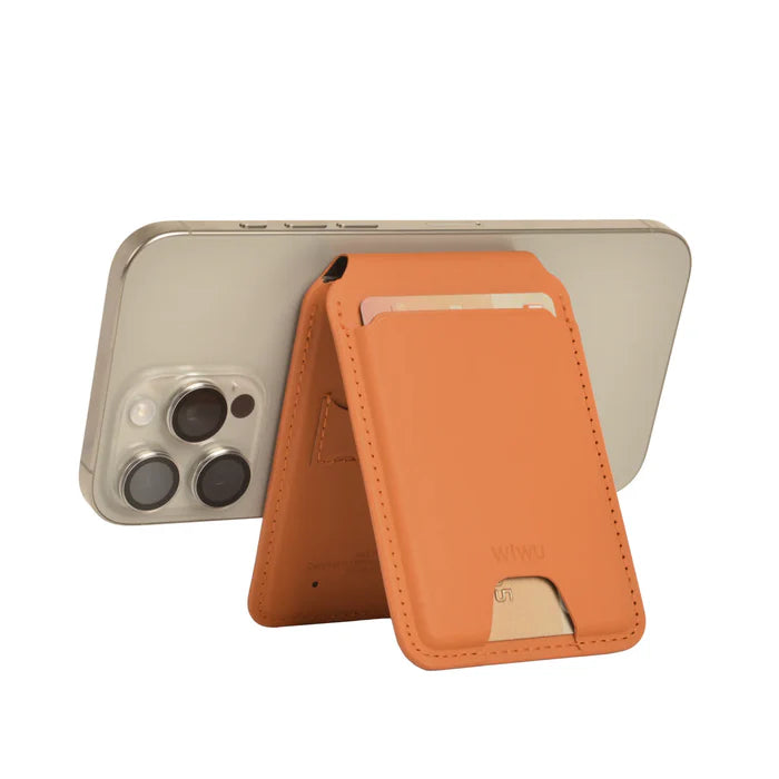 Porte-cartes MagSafe avec Localisation en Cuir – WIWU Mag Wallet FM MW-005