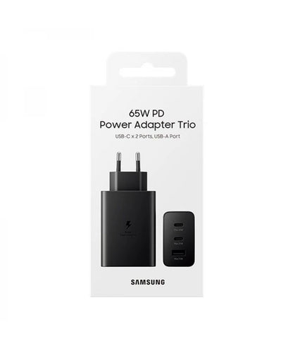 Chargeur Samsung 65W Trio USB-C & USB-A