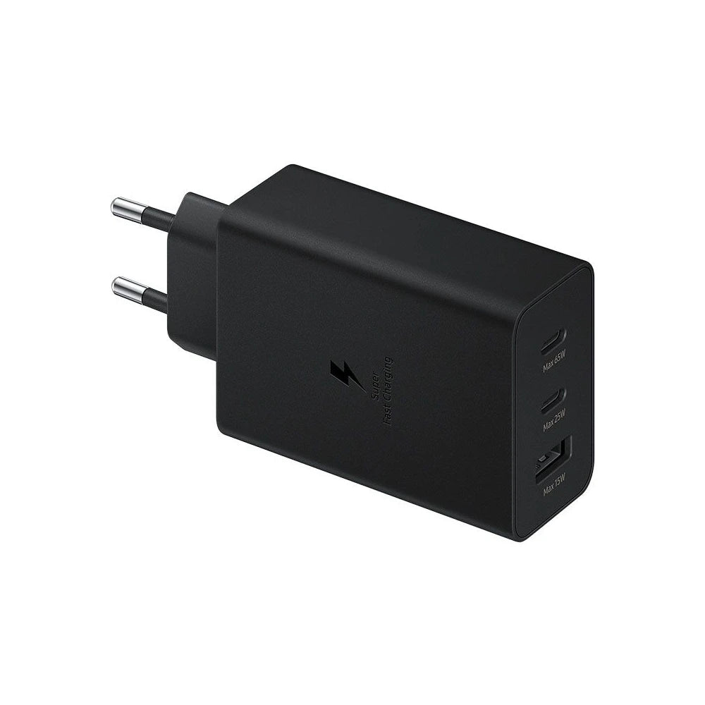 chargeur samsung 65w trio usb c tunisie charge rapide multi ports