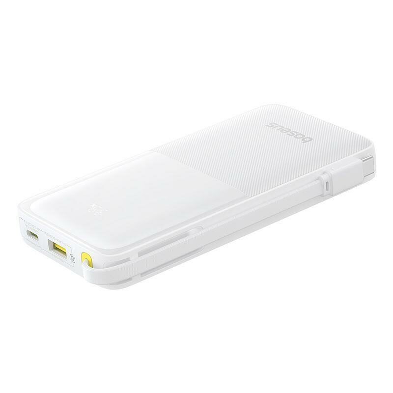 Baseus Bipow 2 – Power Bank 10 000 mAh avec Câble Intégré