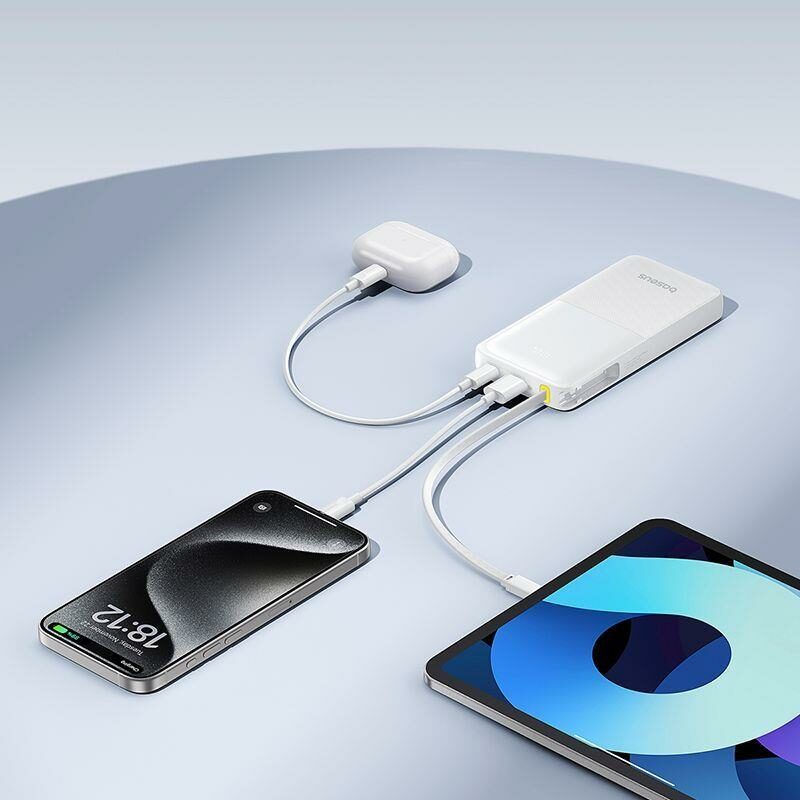 Baseus Bipow 2 – Power Bank 10 000 mAh avec Câble Intégré
