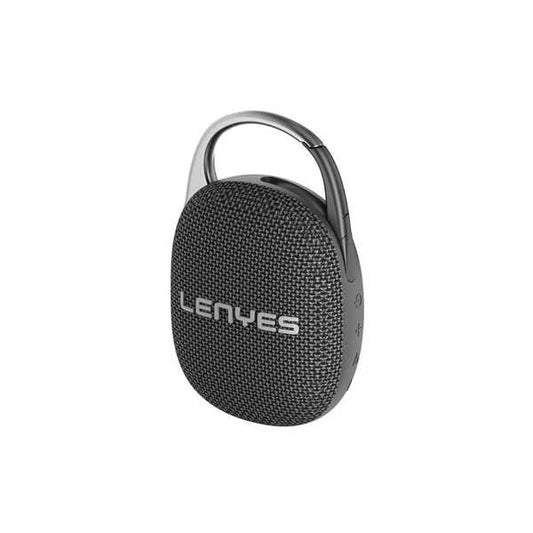 Baffle Bluetooth Lenyes S235 noir avec lumière RGB et mousqueton