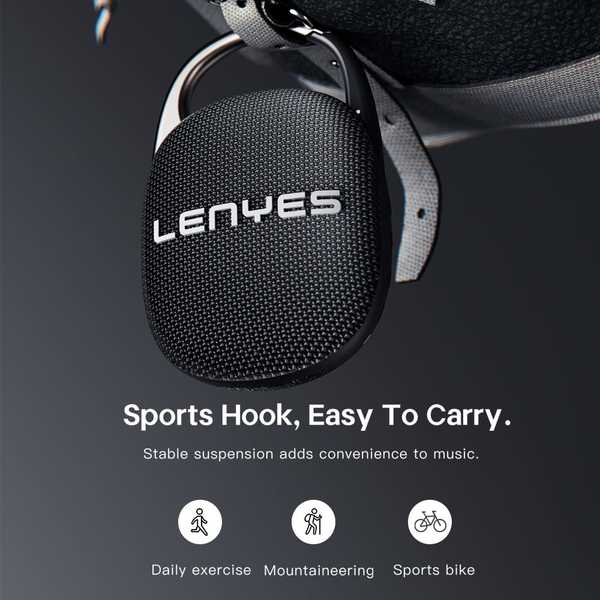 Lenyes S235 – enceinte ultra-portable waterproof IPX7