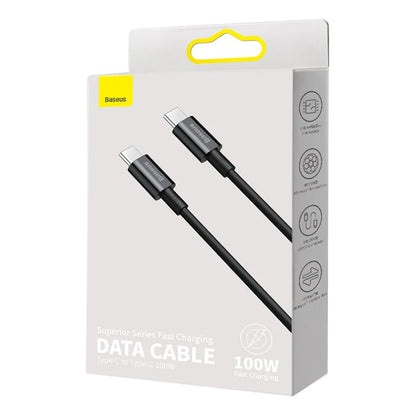 Câble Baseus Type-C vers Type-C 100W PD Fast Charging