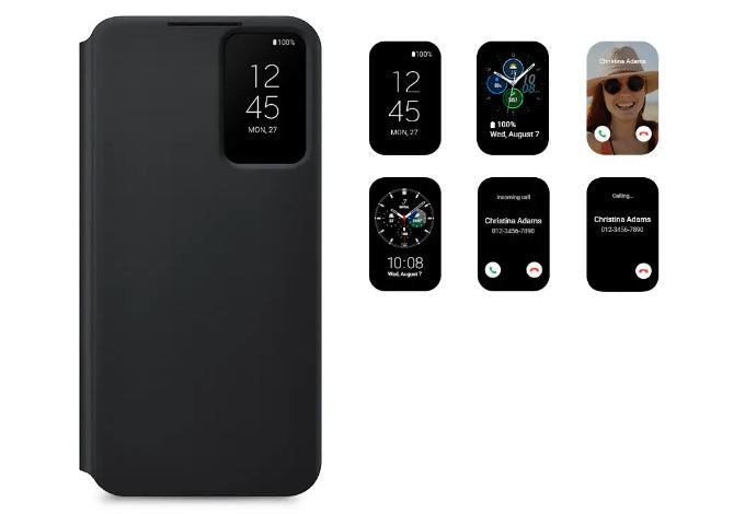 Étui Clear View Galaxy S22 – Protection complète Tunisie
