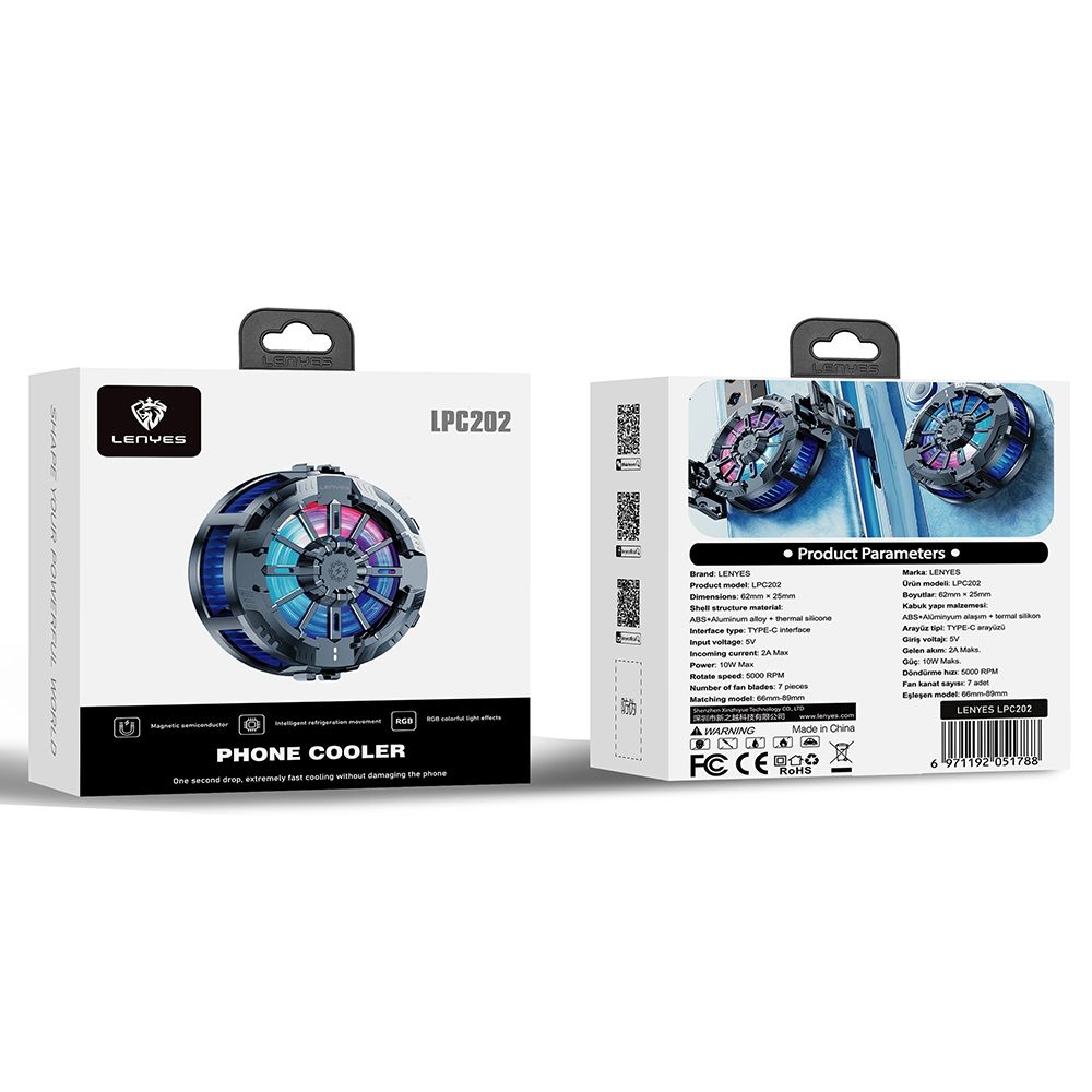 Ventilateur Refroidisseur pour Téléphone Lenyes LPC202