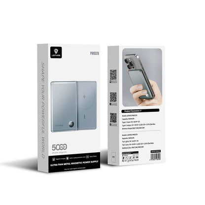 Batterie externe sans fil 5000mAh aimantée pour iPhone