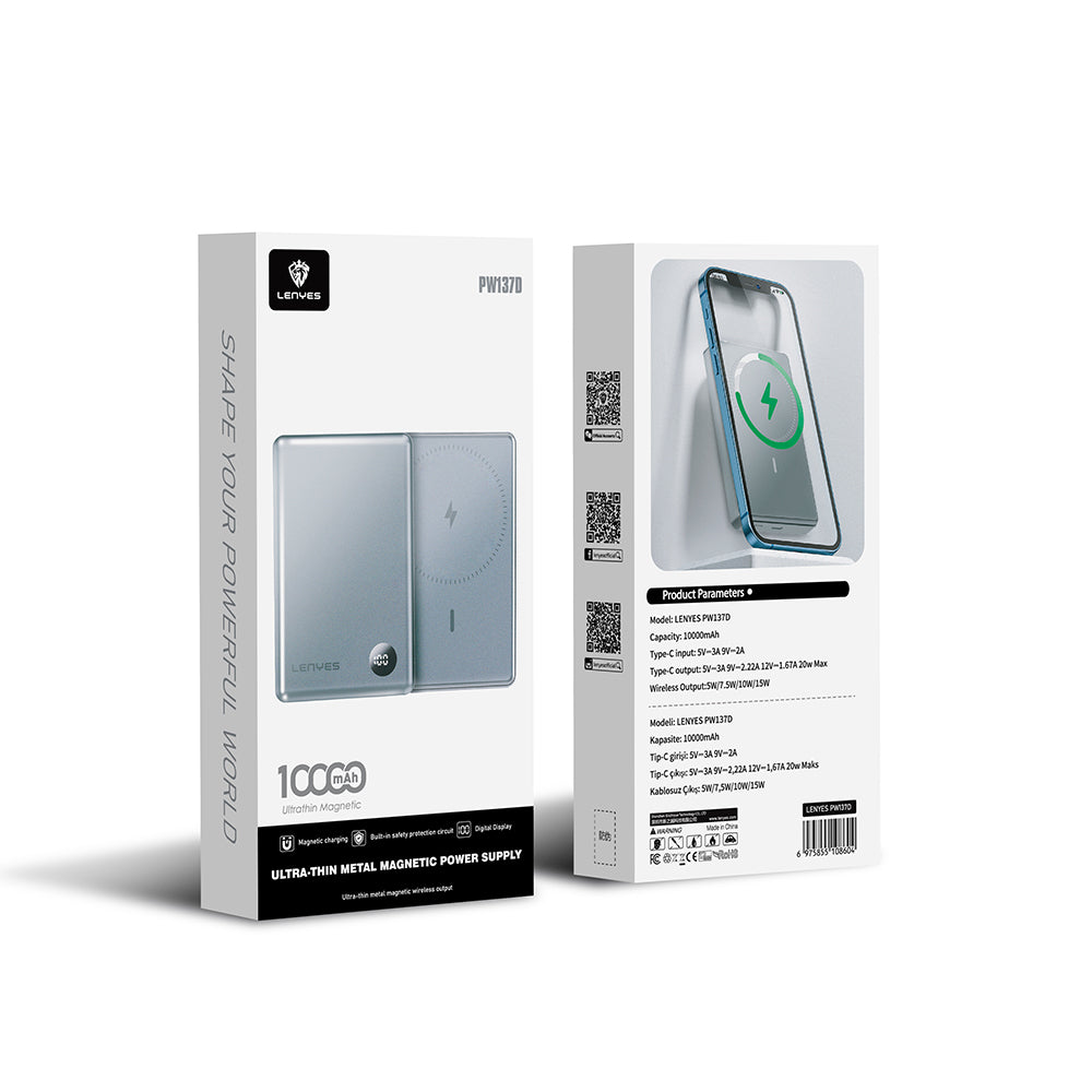 Power Bank MagSafe 10000mAh Lenyes PW137D