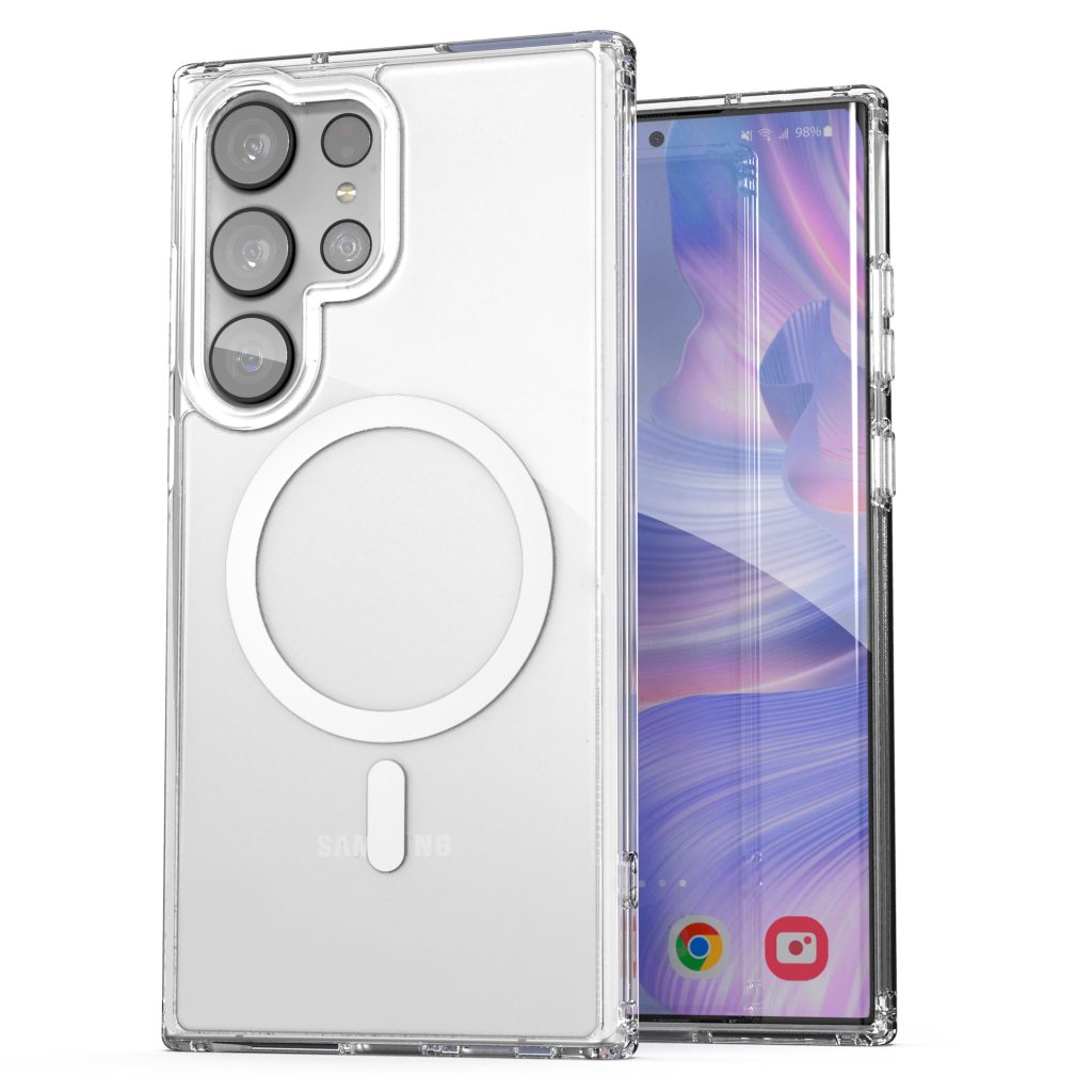 Cache Transparent avec MagSafe pour Samsung
