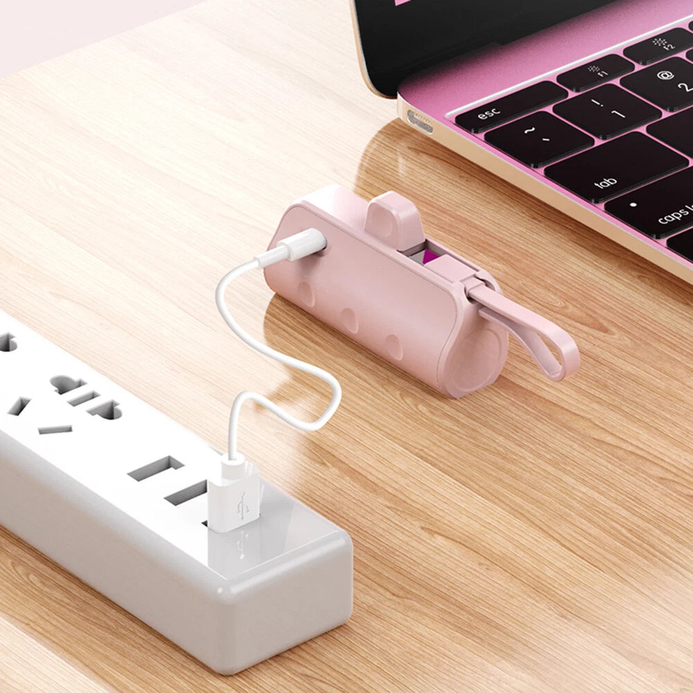 Power Bank Hoco Type-C 5000mAh – Câble Lightning Intégré