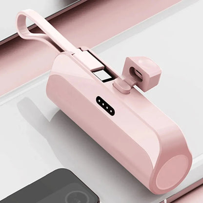 Power Bank Hoco Type-C 5000mAh – Câble Lightning Intégré